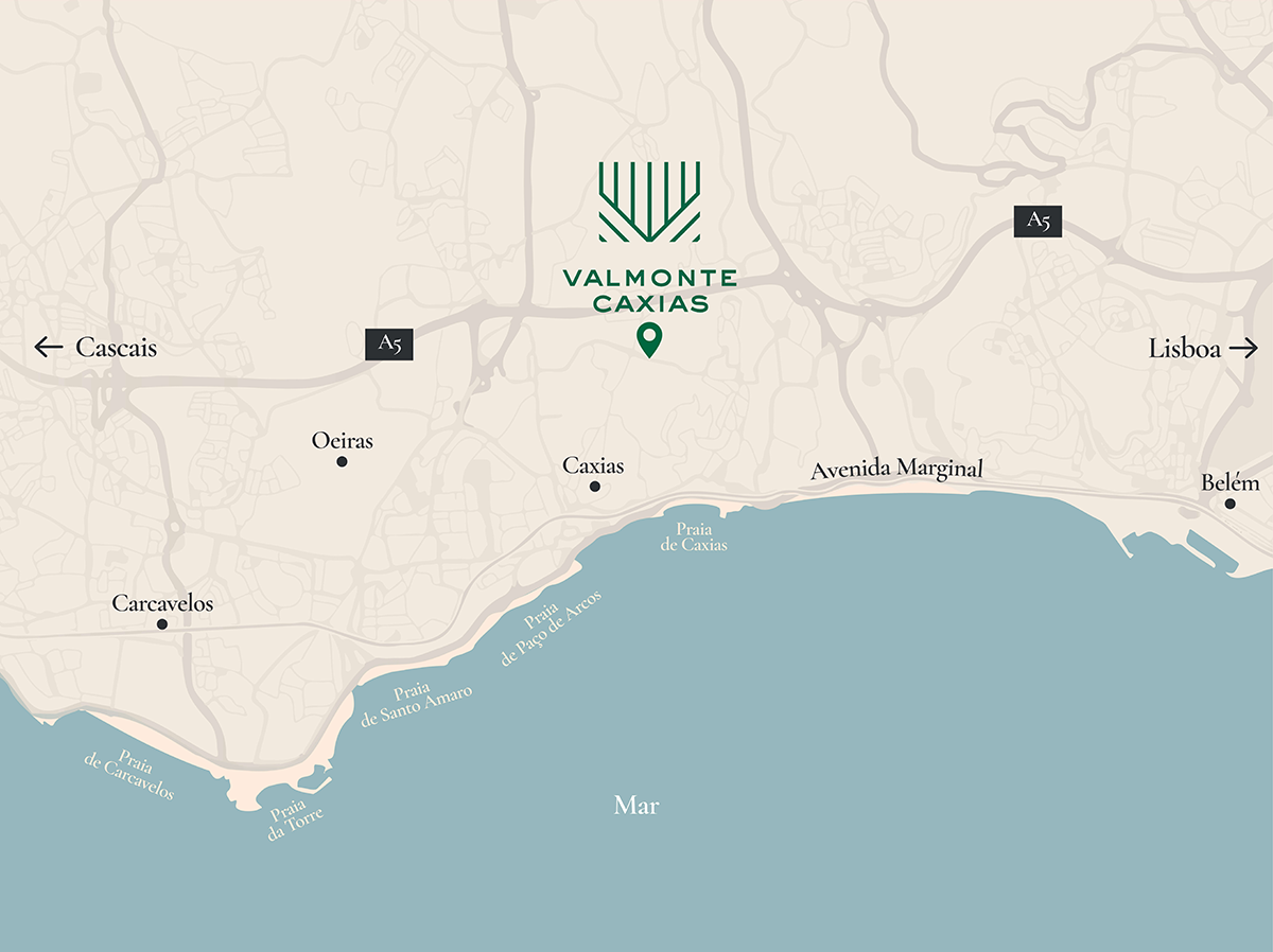 Mapa de localização - Valmonte Caxias